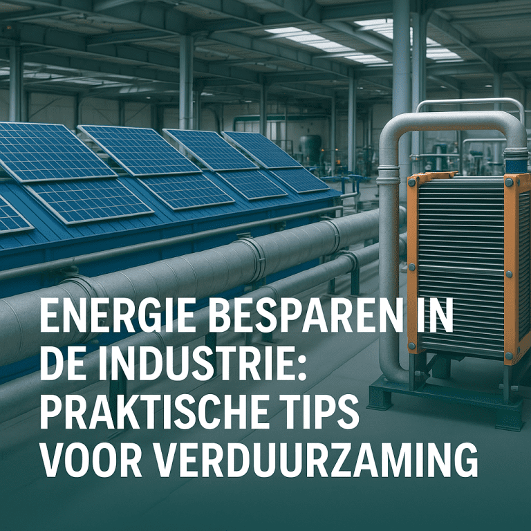 Energie besparen in de industrie: praktische tips voor verduurzaming
